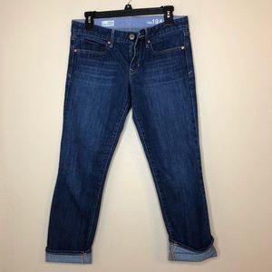 GAP cropped straight leg jeans